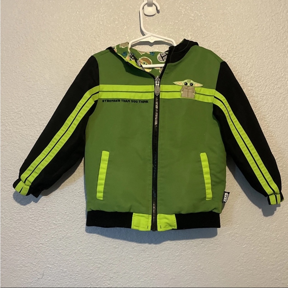 Star Wars Stronger Than You Think Jacket Youth Reversible Size 4